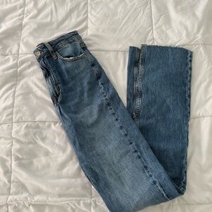 Zara Blue Straight Leg Jeans